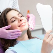 a patient undergoing the veneer process in Chula Vista
